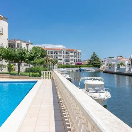 224-Apartamento Con Vistas A Canal Y Piscina Empuriabrava Extérieur photo